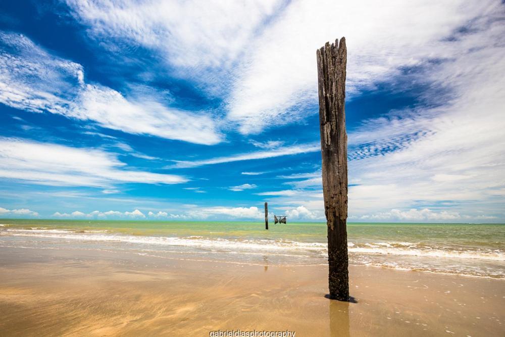 Paraiso Da Falesia Em Cumuruxatiba Com Vista Excepcional Para O Mar别墅 外观 照片