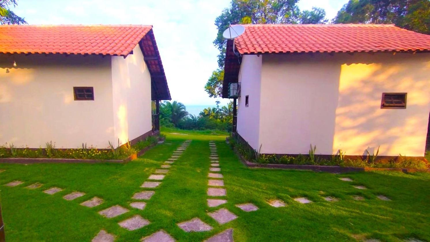 Paraiso Da Falesia Em Cumuruxatiba Com Vista Excepcional Para O Mar别墅 外观 照片
